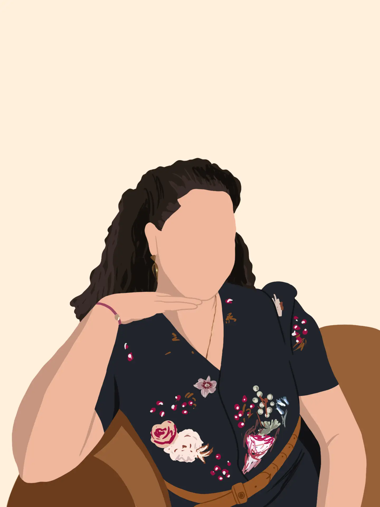 Illustration avatar de Mélanie Laurès, sexothérapeute spécialisée en sexualité maternelle et accompagnement des mamans